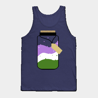 genderqueer pride jar Tank Top